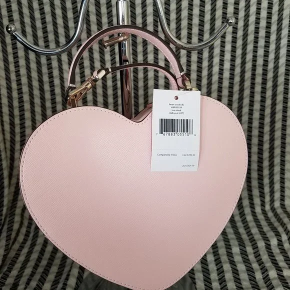 MAKE A REASONABLE OFFER chalk pink kate spade love shack crossbody new with tag - Picture 3 of 5